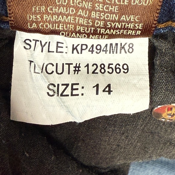 KUT from the Kloth Catherine Boyfriend Jeans Womens 14 Medium Wash Denim - Picture 8 of 9